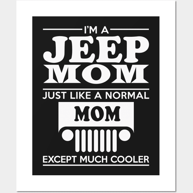 Jeep Mom Wall Art by marklaunch